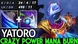 YATORO [Anti Mage] Crazy Power Mana Burn with Diffusal 24 Kills Dota 2