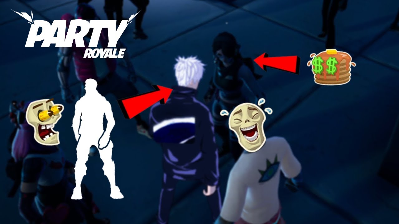Stacked Emote Battle in Party Royale - YouTube
