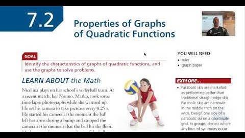 FM 20 7.2 Properties of Quadratic functions