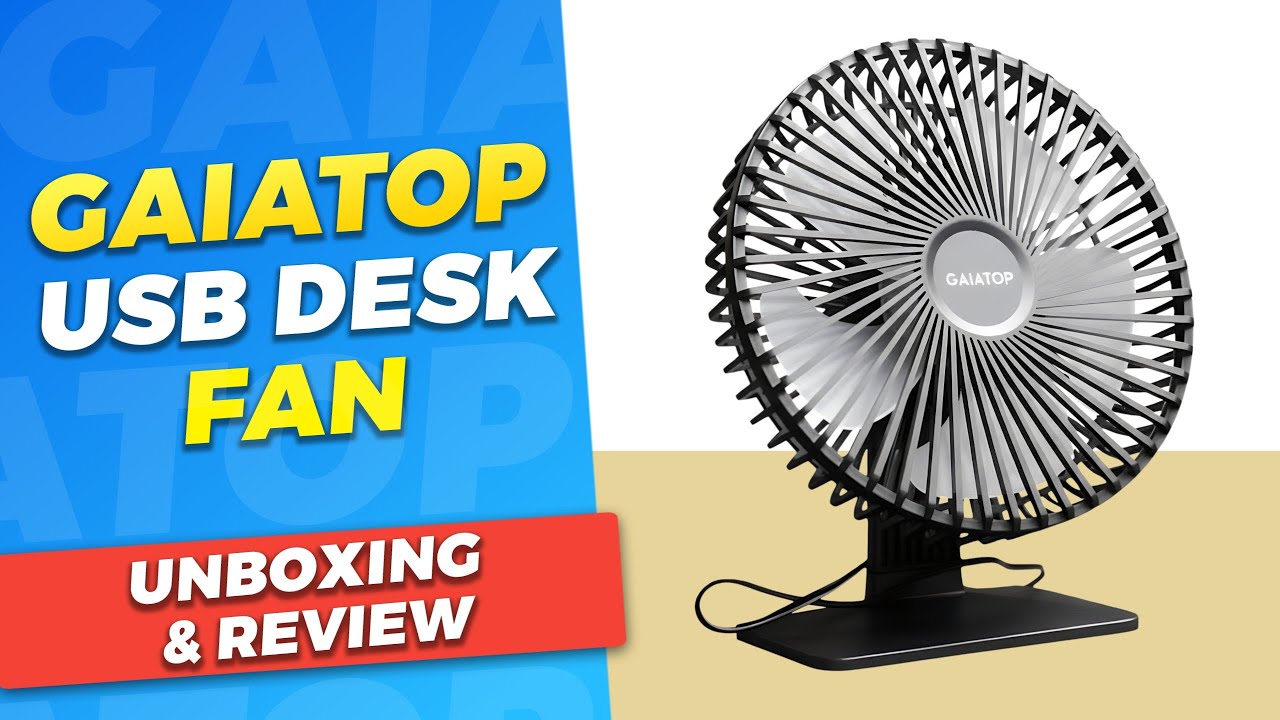 Gaiatop USB Fan 6.5 Unboxing and Review | Best Table Fan 2026