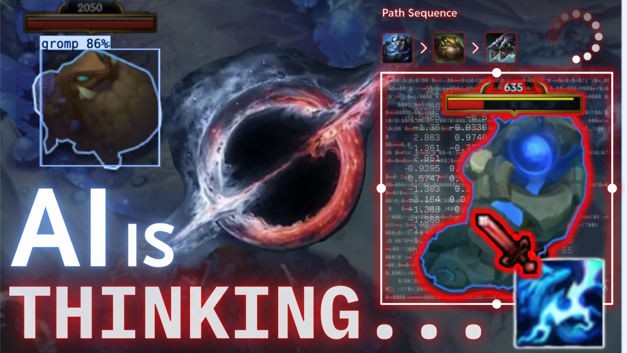 so i trained AI to play league of legends...