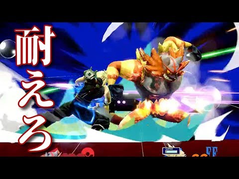 耐えろ ガオガエン！！圧倒的耐久力のガオガエン【スマブラSP】