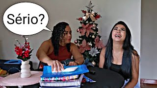 MINHA MÃE REAGINDO O QUE SOBROU DO MEU MATERIAL ESCOLAR 😬