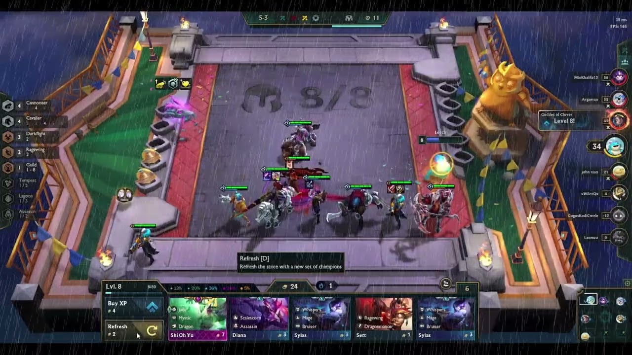 Shop bug in ranked game it was not fun TFT