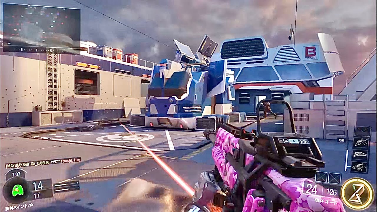 【COD BOIII】ベテランBOT7名相手にSKYJACKEDのFREE FOR ALLで対戦してみた！！(*^^*)PS4 - YouTube