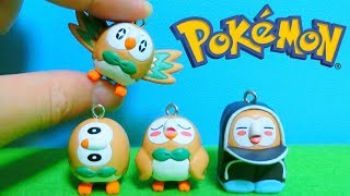 Rowlet Miniature Figure Key Chain Collection - Pokemon SUN & MOON Toys