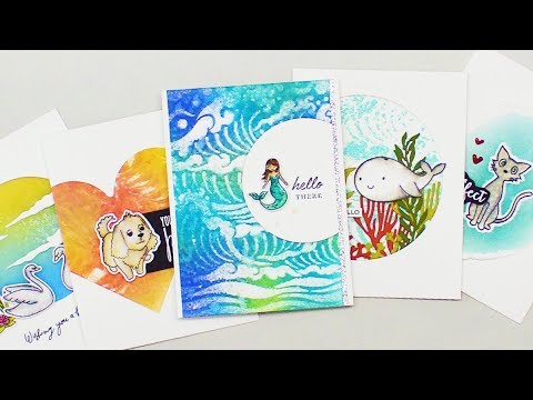 Distress Resist Spray Techniques - YouTube
