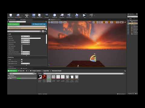 UE4 | Setup Volumetric Clouds in Unreal Engine 4.26 - YouTube
