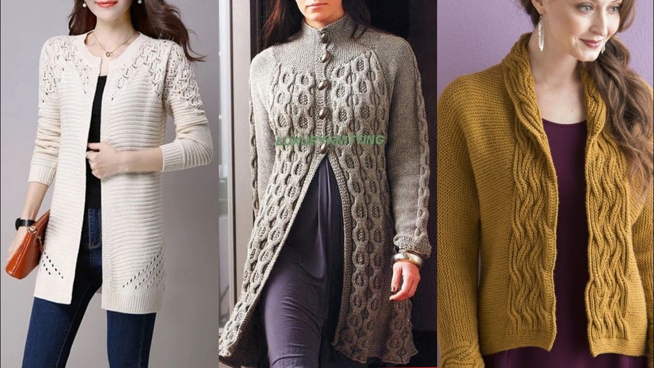 Latest Woolen Sweater And Cardigans For Women's 2020 - YouTube