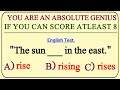 YOU ARE AN ABSOLUTE GENIUS IF YOU CAN SCORE ATLEST 8 | English Grammar Quiz 