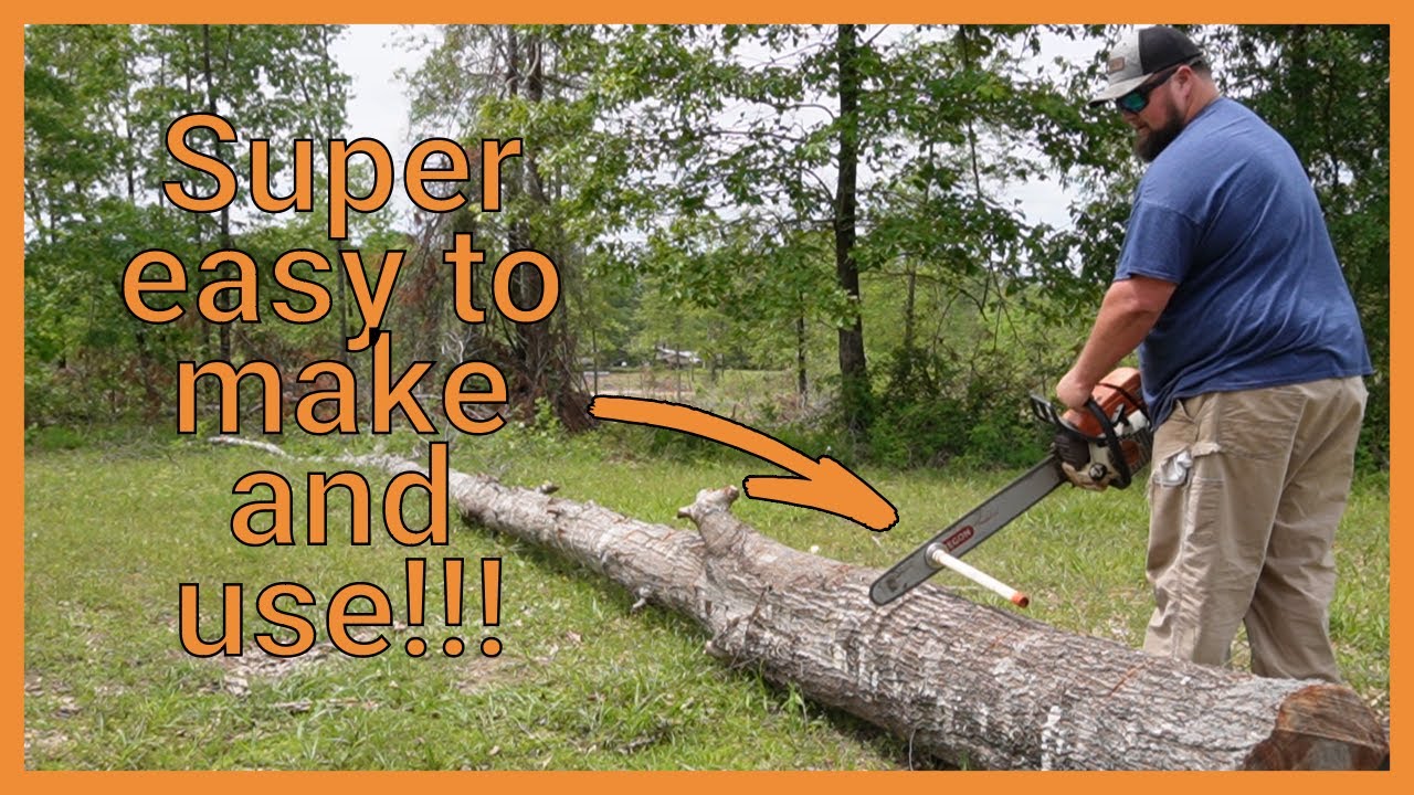 Easy Firewood Jig for Measuring Cord Wood - YouTube