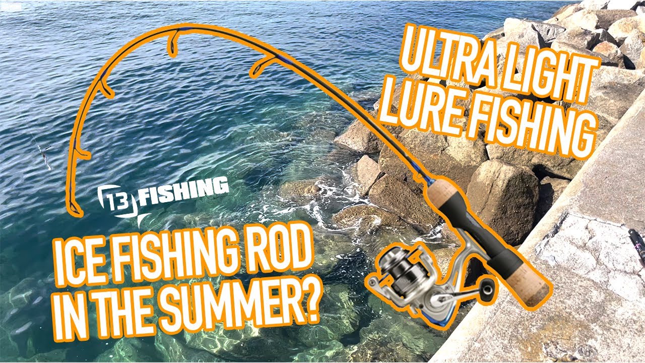 Ultra Light Summer Fishing with an ICE ROD! Plymouth LRF 