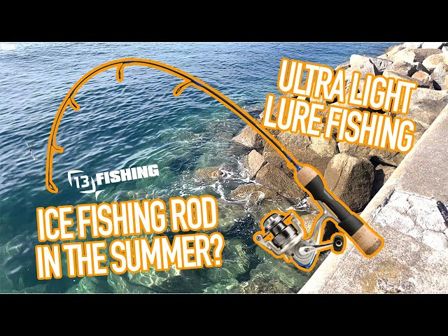 Ultra Light Summer Fishing with an ICE ROD! Plymouth LRF 