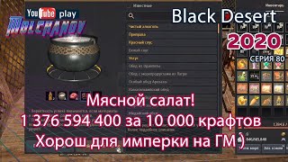 Мясной салат. Black Desert Фарм серебра 2020. Кулинария.