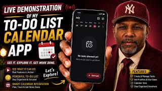 LIVE DEMONSTRATION: See My To-Do List Calendar App in Action