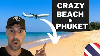 YOU MUST VISIT THIS BEACH IN PHUKET! Airport beach Phuket | Mai Khao beach | THAILAND VLOG