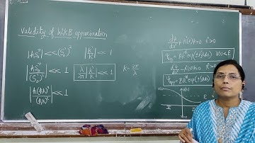 Validity of WKB approximation.