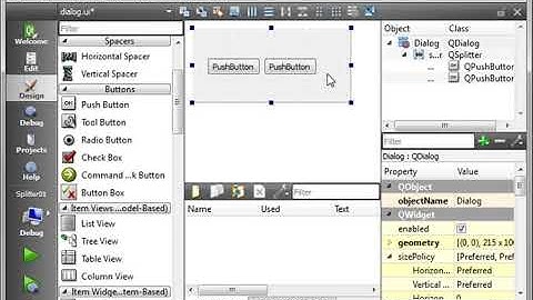 C++ Qt 10   Splitters