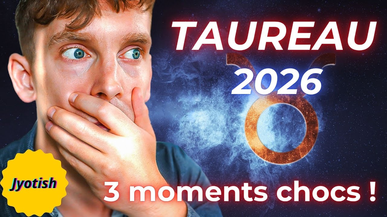 Taureau 2026 (védique): 3 moments chocs à ne pas rater !
