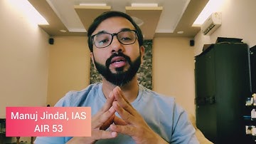 Sources and Studying Methods for GS 4 Ethics for UPSC Mains paper by Manuj Jindal IAS AIR 53