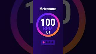 100 BPM 4/4 - Metronome screenshot 4