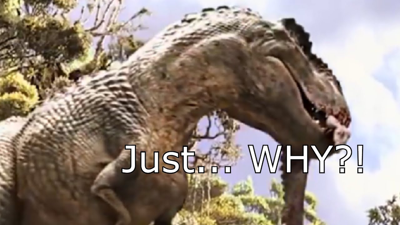 The Most Ridiculous Dinosaur Fight Ever YouTube