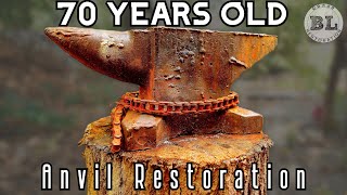 70 Years Old Anvil Restoration | Restoring Antique ANVIL