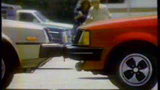 1985 Ford Escort "5mph Bumpers" TV Commercial