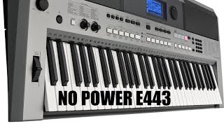 Reparación teclado Yamaha no enciende y no suena PSR E443