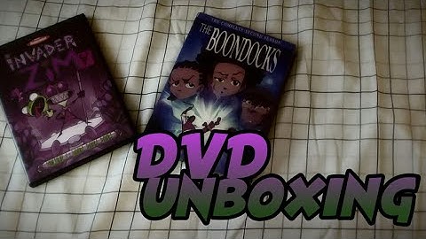 DVD unboxing boondocks complete season 2 and Invader zim volume 1 doom doom doom