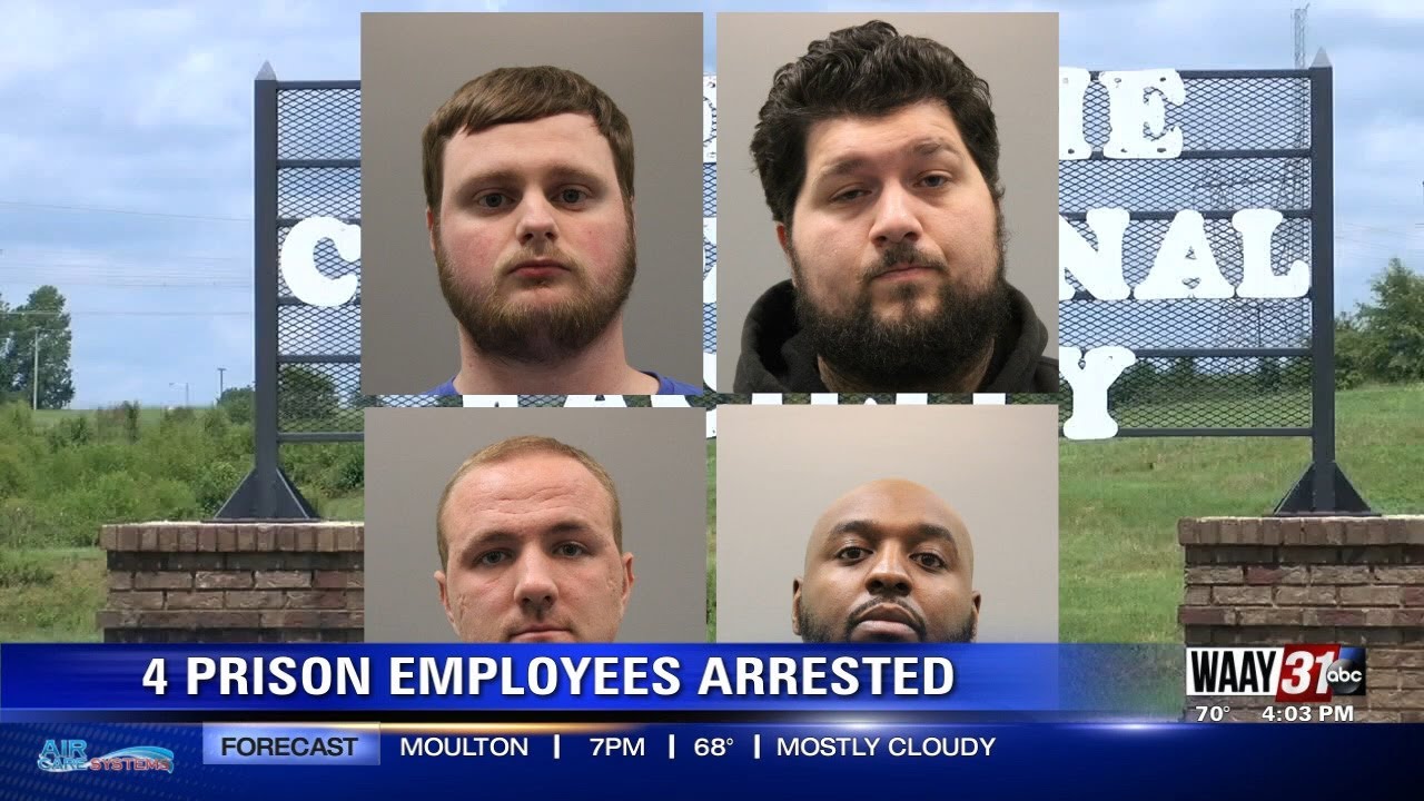 4 Limestone Correctional Facility employees arrested - YouTube