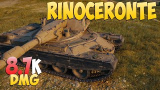 Rinoceronte - 9 Kills 8.7K DMG - Измельчитель! - Мир Танков