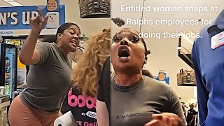 Entitled Woman Goes Nuts In Supermarket...
