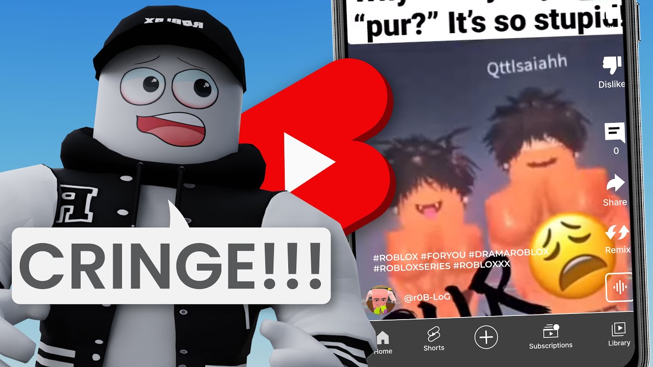 ROBLOX YOUTUBE SHORT JUGA TERNYATA CRINGE BANGETT!!!