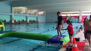 Water Obstacle Course @ ActiveSG Swimming Pool | Carnival Wiz