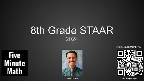 8th Grade Mathematics STAAR [2024] from Five Minute Math
