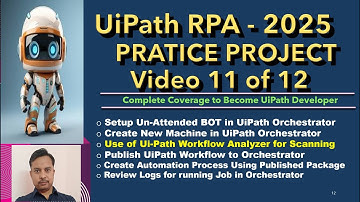 UiPath Project – Video 11 – UiPath Tutorials – Ui Path RPA Realtime Projects – UiPath Orchestrator