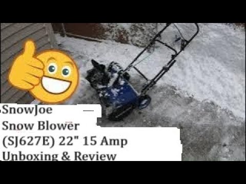 Snow Joe SJ626E Electric Walk-Behind Single-Stage Snow Blower, 22-inch,  14.5-Amp