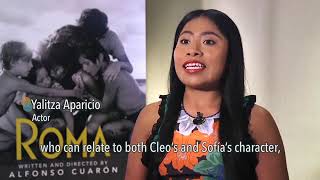 New Comer Actress Yalitza Aparicio Talks About Her Journey To Oscar
