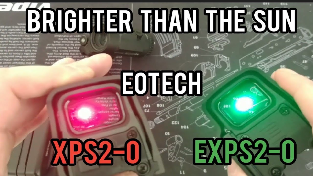 EoTech EXPS2-0 Green First Look and my initial thoughts compared