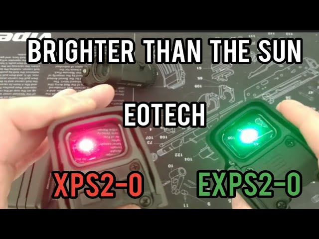 EoTech EXPS2-0 Green First Look and my initial thoughts compared