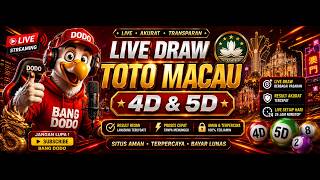 LIVE DRAW TOTO MACAU 5D  | LIVE TOTO MACAU | LIVE DRAW TOTO MACAU  | LIVE TOTO MACAU 5D News Live |