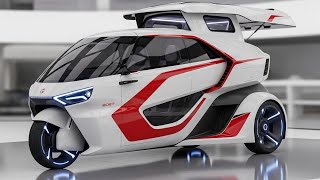 🌍 Solo Travel Redefined! 2027 Futuristic Camper Tricycle RV Explained