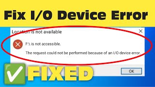 Celebrity Fix I/O Device Error - The Request Could Not Be Performed Because Of An I/O Device Error Windows 10 Wealth