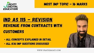 Ind As 115 Revision - In Detailed with Questions | Revenue from Contracts with Customers | CA Final screenshot 3