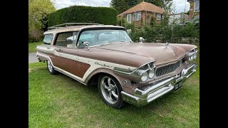 1957 Mercury Colony Park 9 Passenger 4 Door Hardtop Station Wagon Restomod Hot Rod