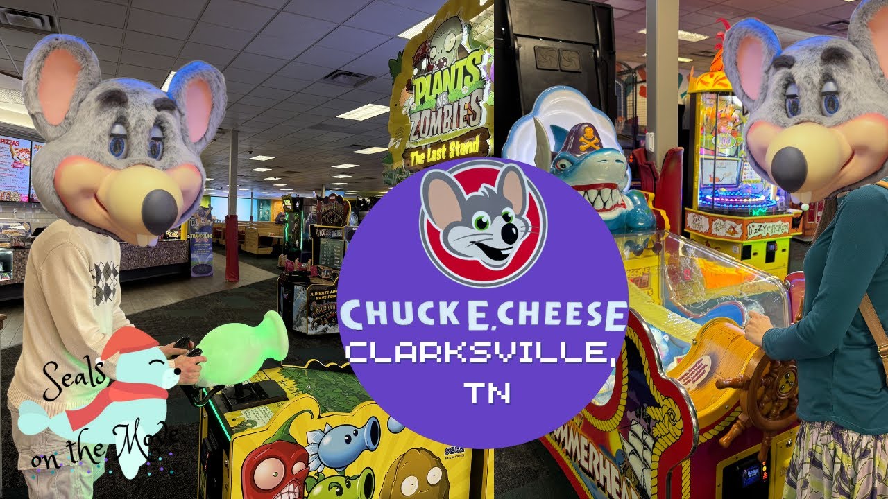 Chuck E Cheese Clarksville TN - Chuck E Cheese Store Tour 2024 - Arcade Tour
