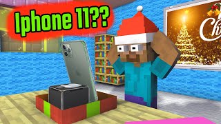 Monster School : UNBOXING CHRISTMAS PRESENT IPHONE 11 PRO AND NINTENDO SWITCH - Minecraft Animation