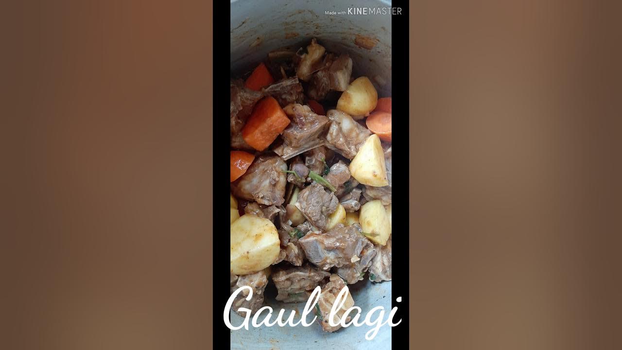 Resepi Stew Tulang Kambing Sedap & Senang guna Periuk Nasi & Pressure