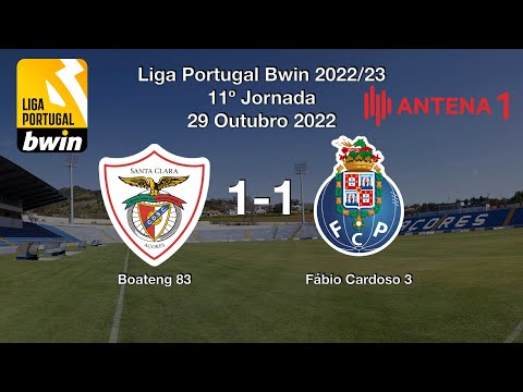 Santa Clara vs Porto 1-1 | Relato dos Golos Rádio Antena 1